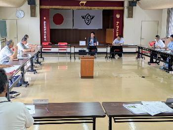 立花地区での移動市長室