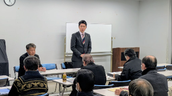 市長活動日誌(福島地区行政区長会)の様子