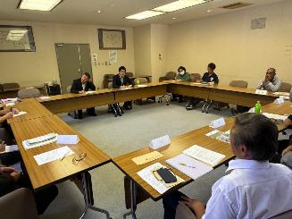 矢部地区での移動市長室