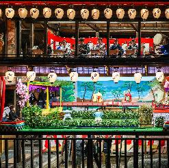 八女福島の燈籠人形舞台