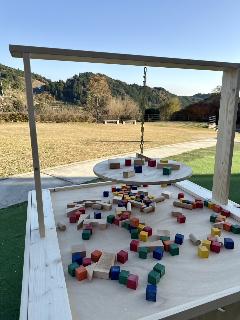 特別イベント、木でおもちゃづくりの写真です