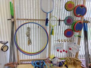 ふるさとわらべ館有料遊具の画像です。