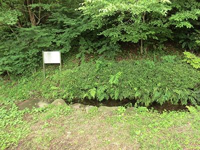 （写真）御手負いの水と鷹取越古道（おておいのみずとたかとりごえこどう）