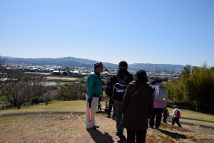 墳頂からの眺め