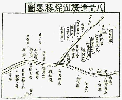 (イラスト)地図イメージ