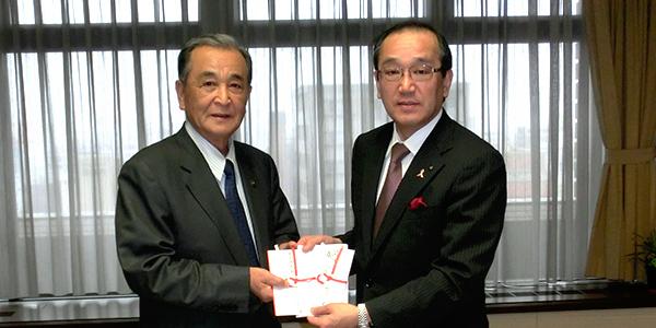 広島市長を訪問した際の写真
