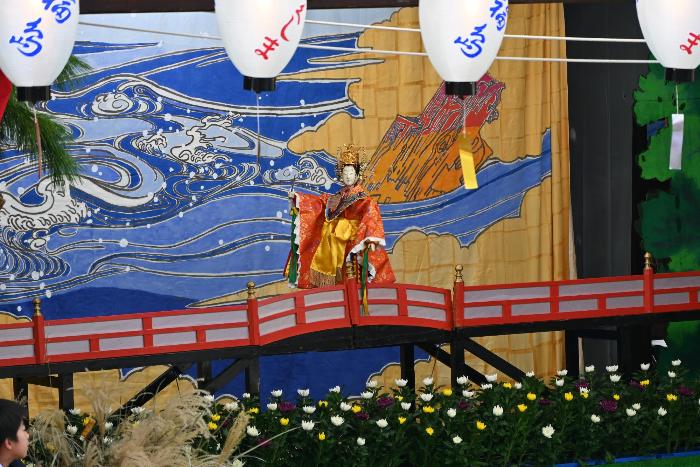 八女福島の燈籠人形の本公演