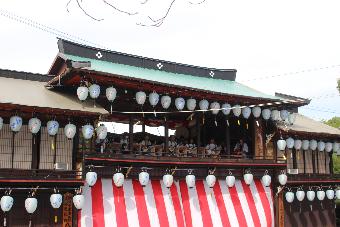 八女福島の燈籠人形の屋台
