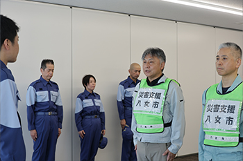 宇土市への避難所運営職員派遣