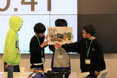 八女市こども未来デザインワークショップの様子