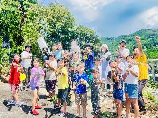 竹水鉄砲づくりの画像です