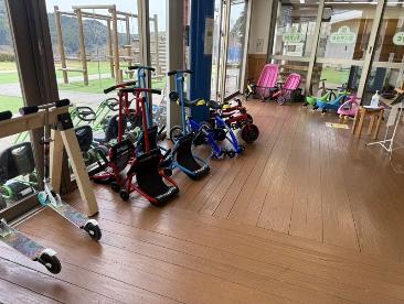 ふるさとわらべ館遊具の紹介画像です