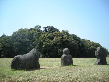 別区からみた岩戸山古墳