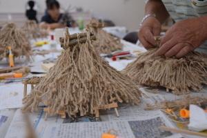 竪穴住居屋根あり