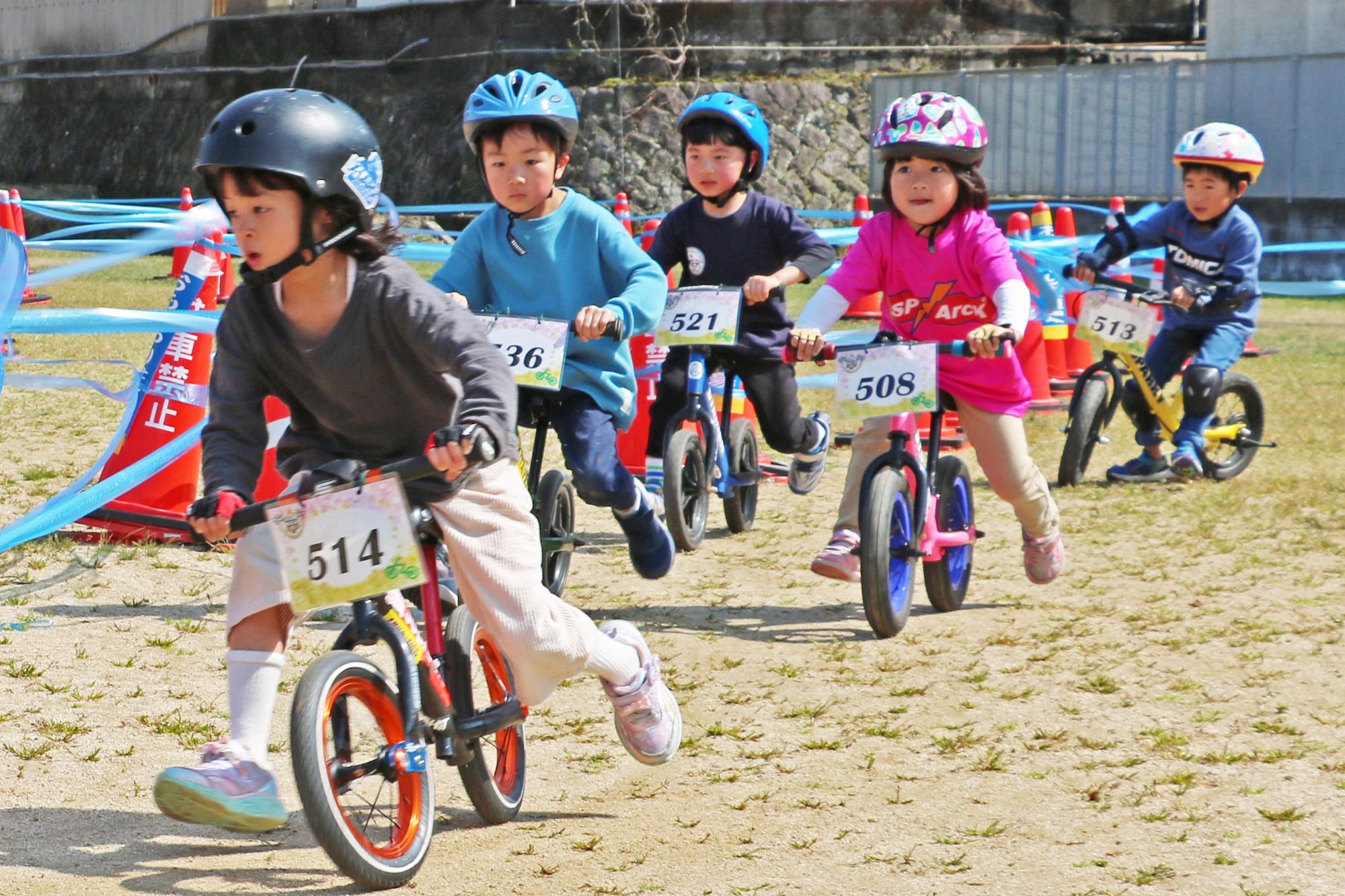 ランニングバイク大会写真