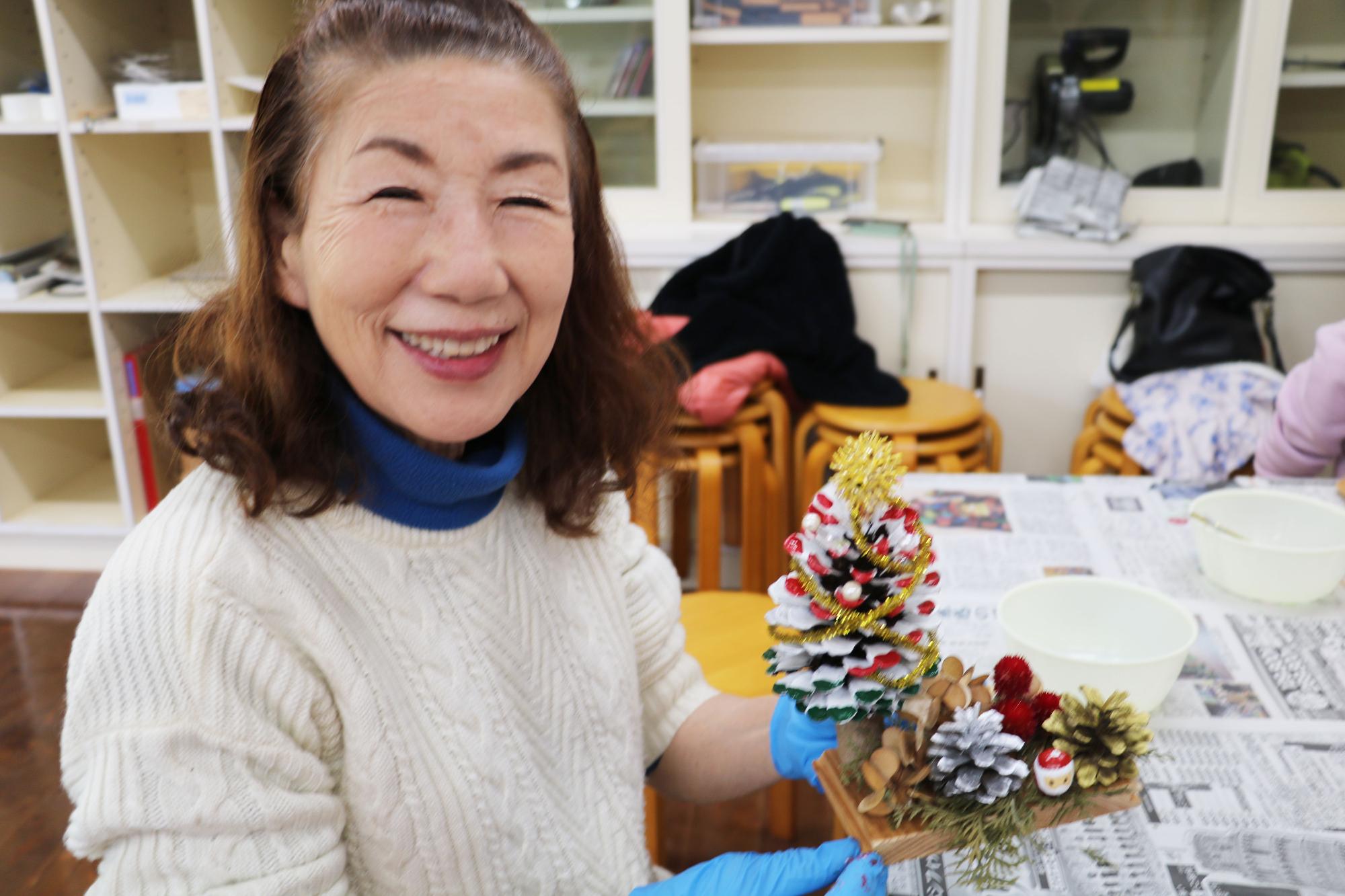 クリスマスツリー作り3