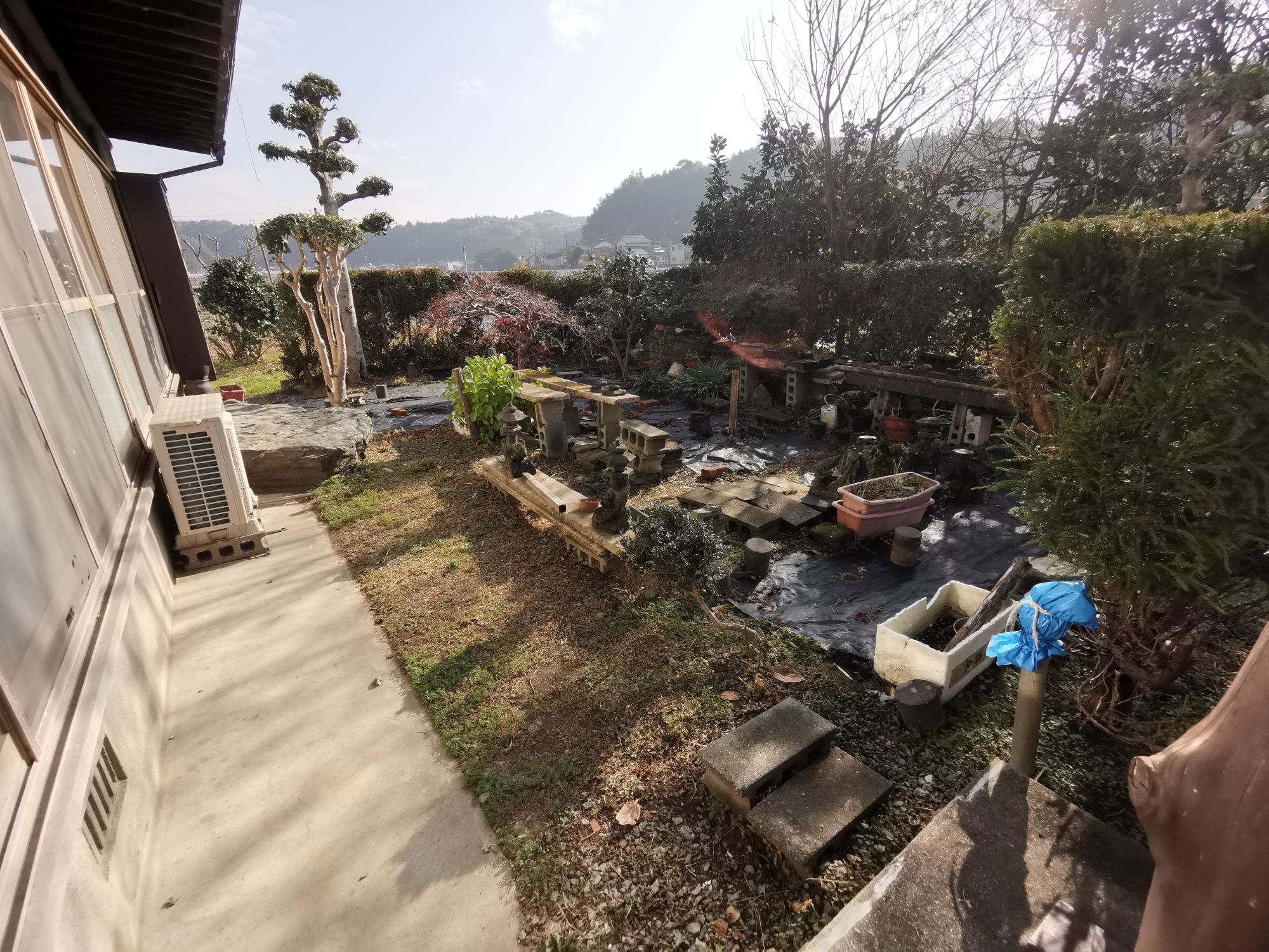 敷地内