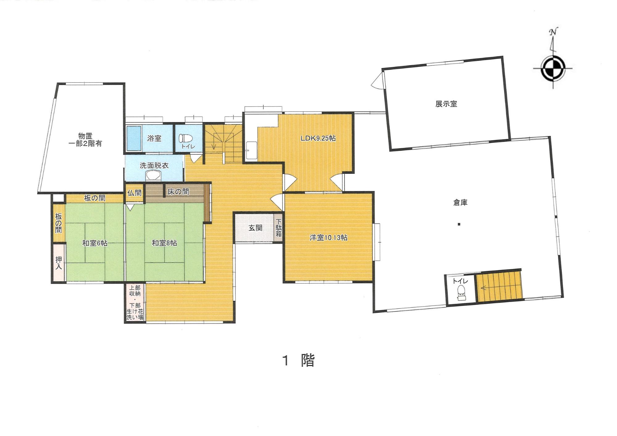 間取り図 1階