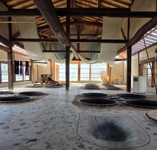 森山絣工房の中の写真