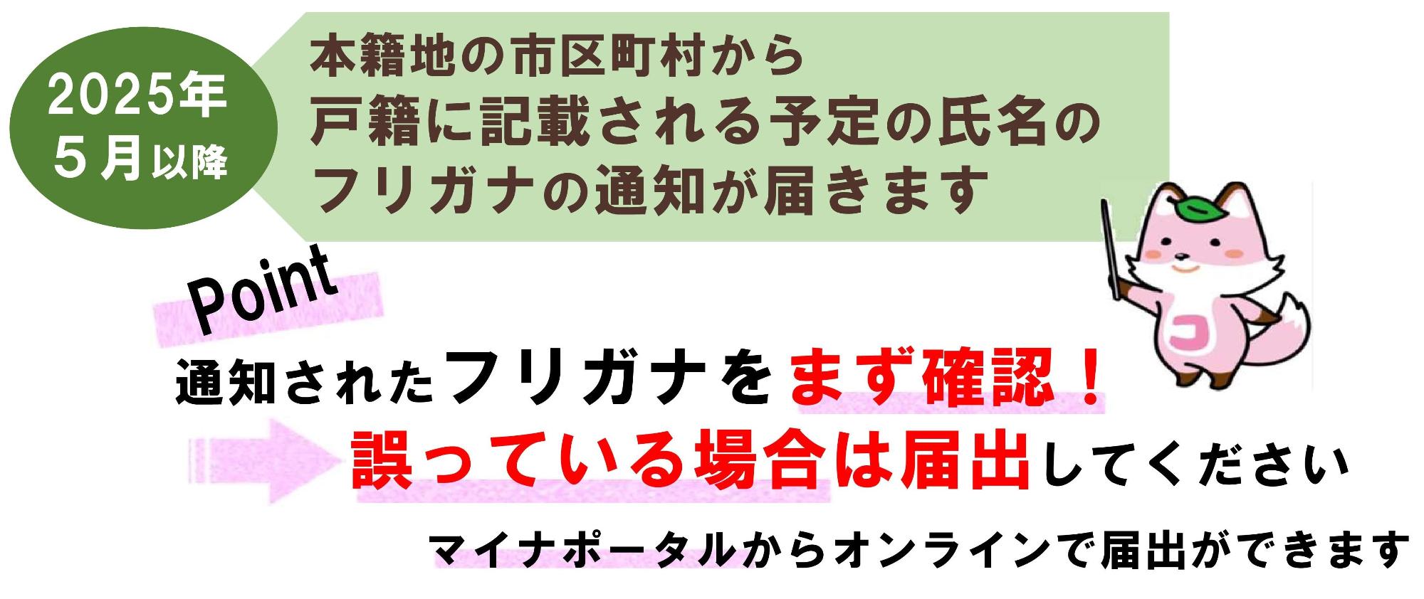 戸籍振り仮名チラシ1